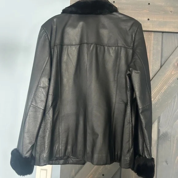 George Women’s leather jacket - Picture 3 of 4